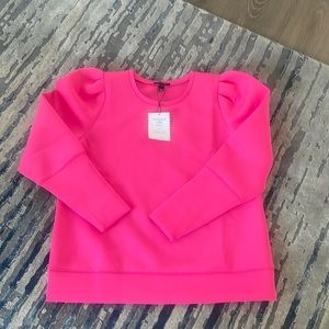 Stella and dot neoprene hot pink shirt new